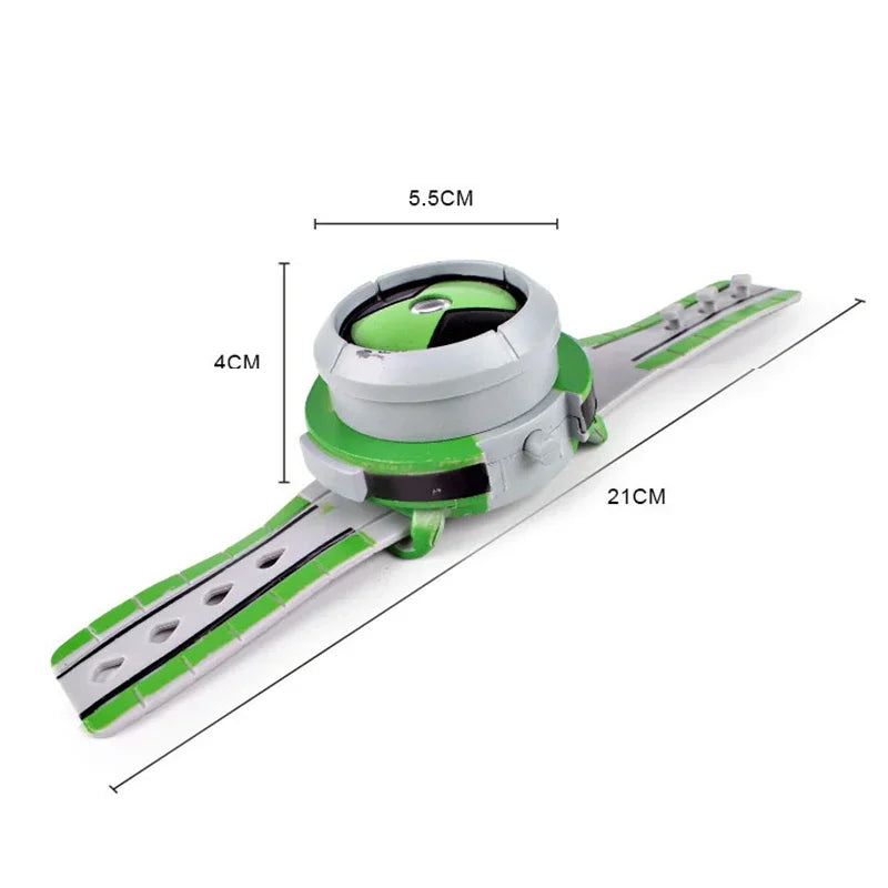 Ben 10 reloj proyector 3D de dibujos animados, relojes originales para niños, juguetes Ben10, modelo de figuras de acción de Anime, juguetes de Cosplay para niños, regalos