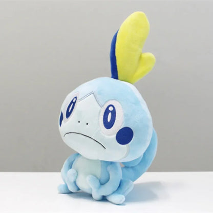 Peluche Pokémon 25 cm Larméléon , Flambino, Ouistempo