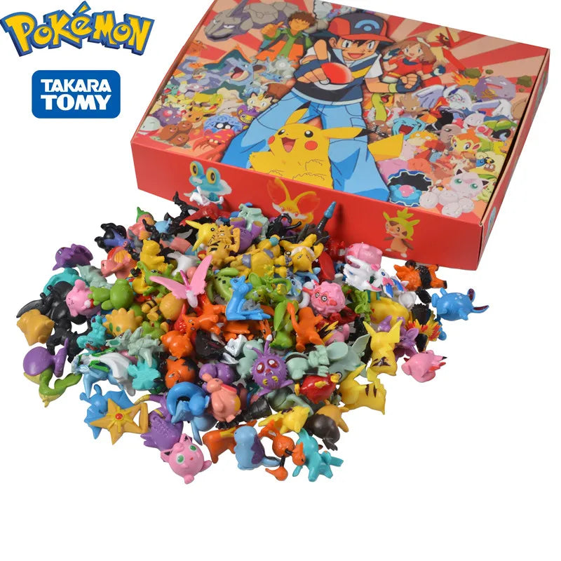 Lot Figurines Pokémon 144 Styles - Modèles Pikachu pour Décoration et Collection Enfant