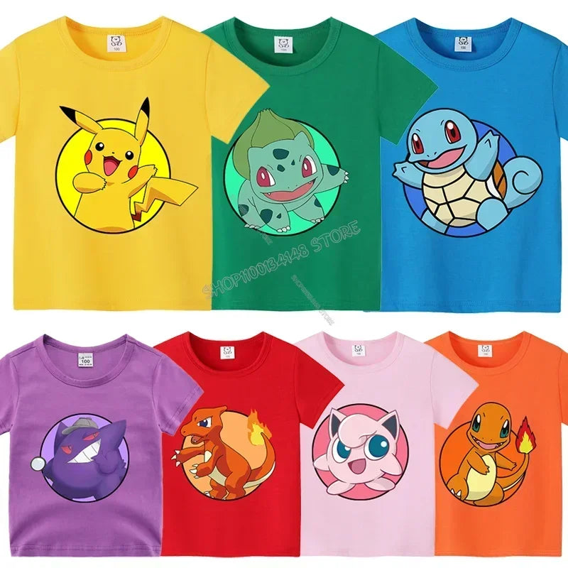 T-shirt Pokémon pour Enfants - Plusieurs choix