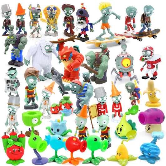 1pcs New PLANTS VS ZOMBIES PVZ Pea Shooter Boss Action Figure Model Toy Dolls Shooting Dave Allstar Toy Kids Gifts For Boys