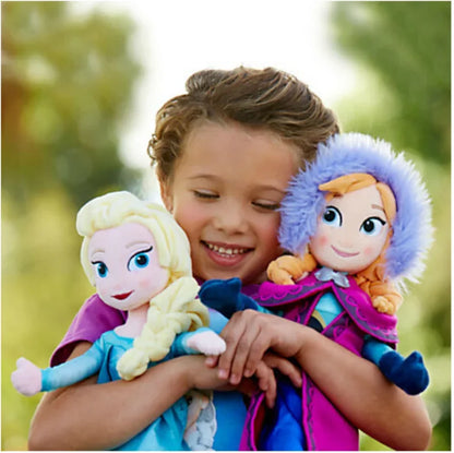 Disney Frozen Snow Queen Elsa cute Doll Anime Princess Anna Elsa Doll Toys Elza kawaii toy Kids Halloween Birthday Gifts