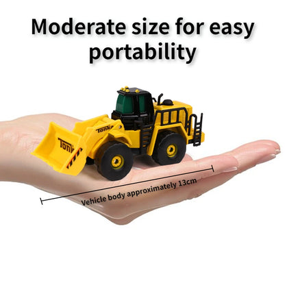 Hasbro Tonka Alloy Engineering Vehicle Truck Forklift Excavator Bulldozer Sand and Soil Set Children's and Boy Toy Gift