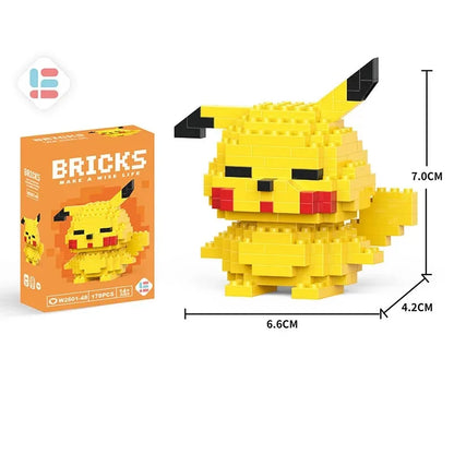 Disney Lega LiLo Stitch Toys Figure Pokemon Pikachu lega Brick Anime Cartoon Character Model lega Figure Toys for children Gifts