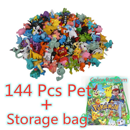 Lot Figurines Pokémon 144 Styles - Modèles Pikachu pour Décoration et Collection Enfant