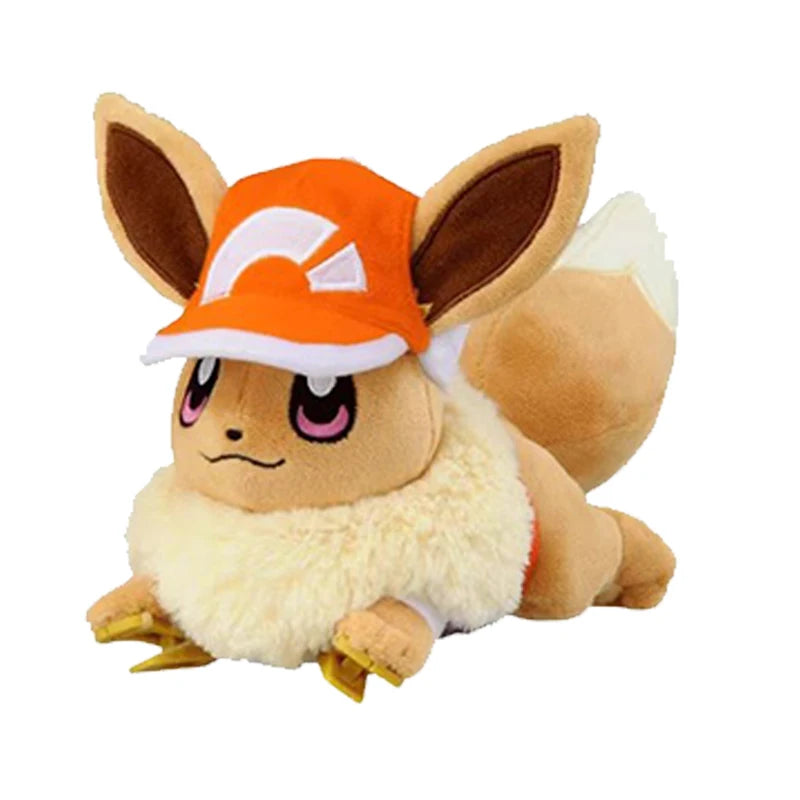 Peluche Pokémon Évoli Endormi - Jouet Doux Haute Qualité Cadeau Enfant