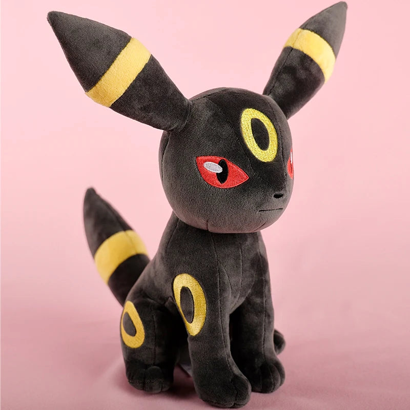 Peluche Pokémon Évoli Évolutions - Jolteon, Mentali, Noctali, Givrali, Phyllali, Nymphali