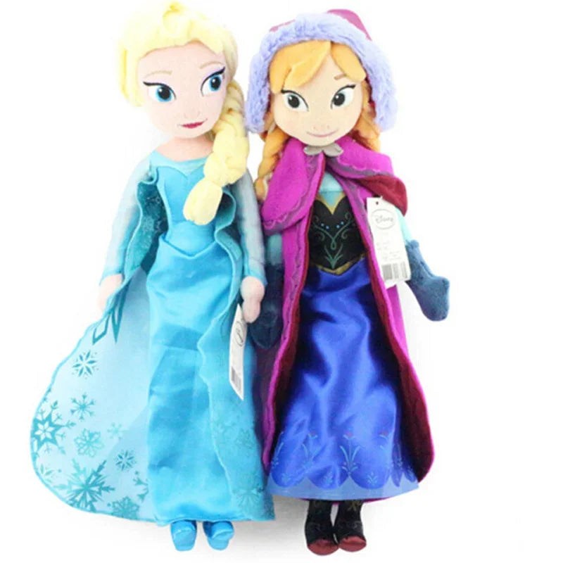 Disney Frozen Snow Queen Elsa cute Doll Anime Princess Anna Elsa Doll Toys Elza kawaii toy Kids Halloween Birthday Gifts