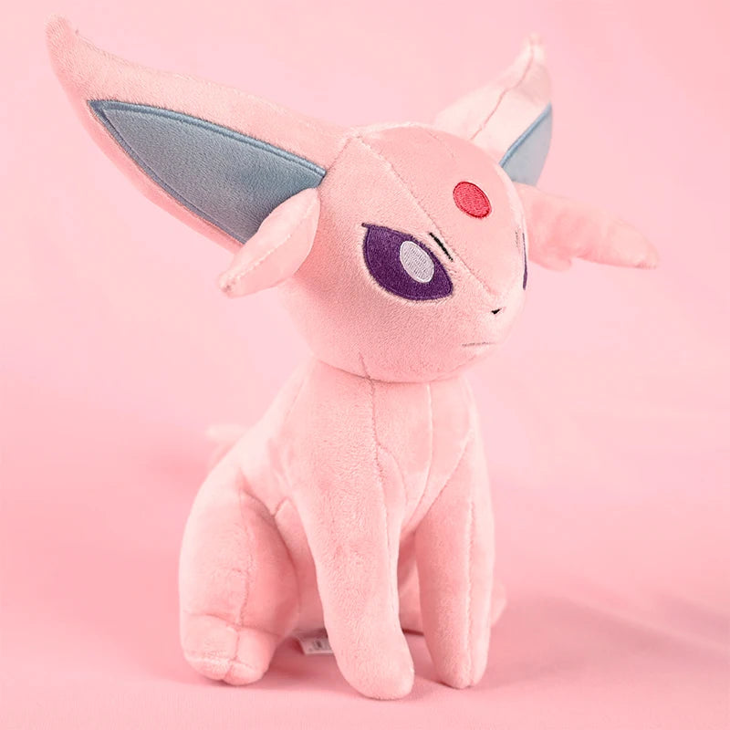 Peluche Pokémon Évoli Évolutions - Jolteon, Mentali, Noctali, Givrali, Phyllali, Nymphali