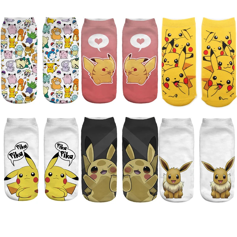 Chaussettes Pokémon en Cotton  | Tailles uniques unisex